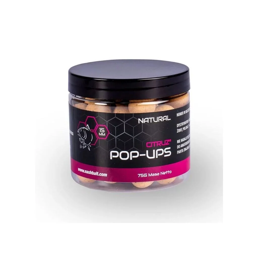 Nash Citruz Pop Ups 12mm 75g Natural