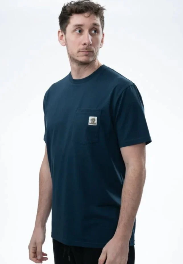 Nash Make It Happen Badge Pocket T Shirt Blue XXL