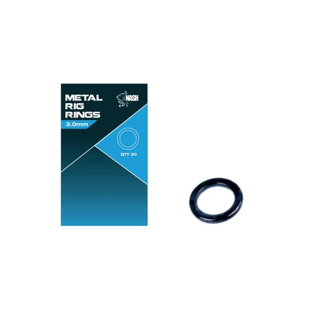 Nash Metal Rig Rings 2mm