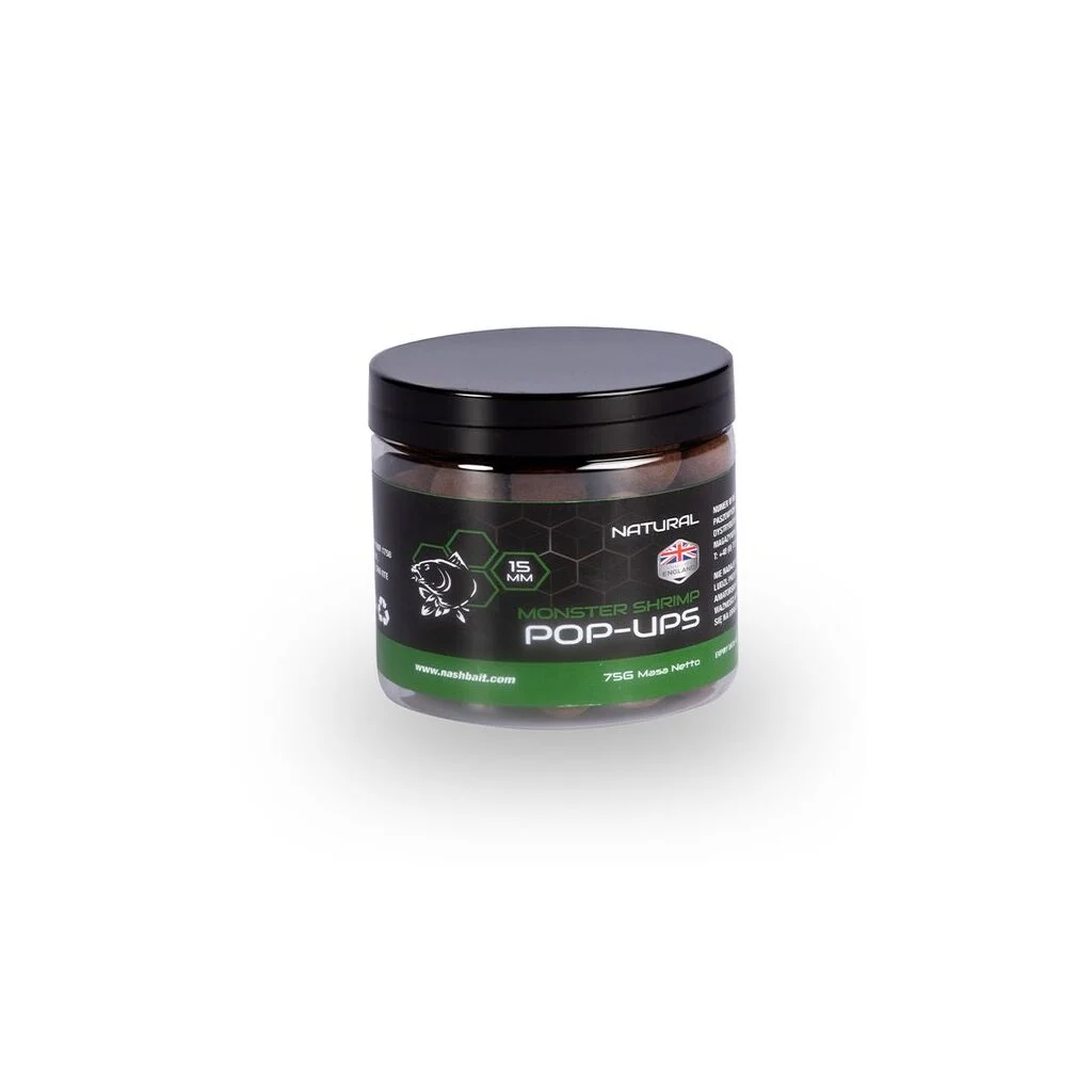 Nash Monster Shrimp Pop Ups 20mm 75g Yellow