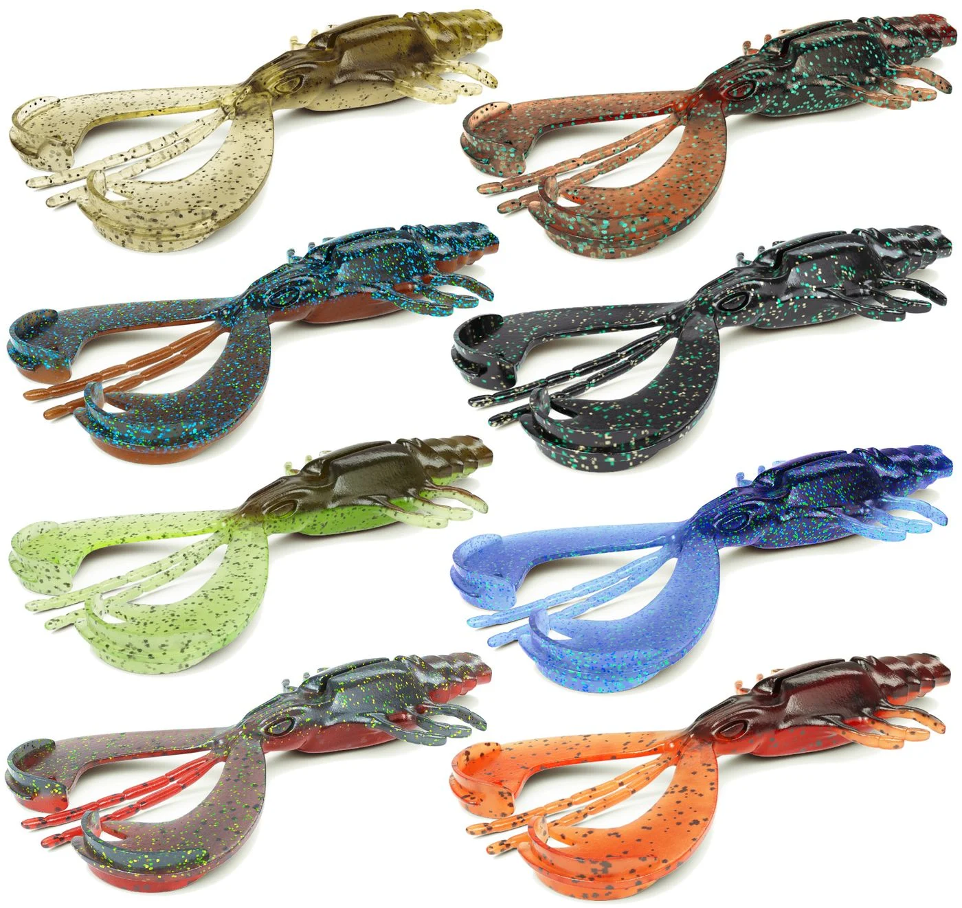 Nays CRW 8,9cm Craw - 6 Gummikrebse CO3