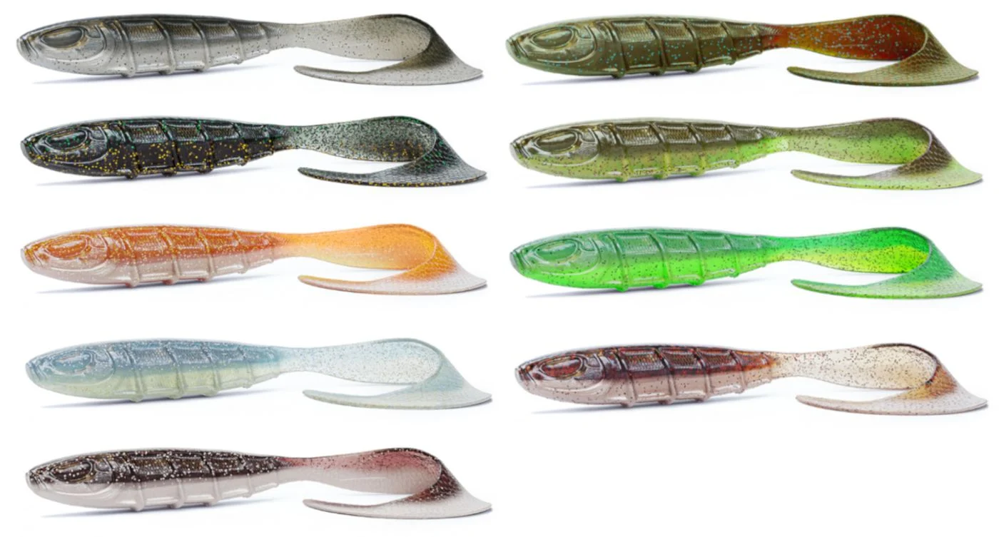 Nays GHST JNR - Gummifische C-01 8,89 cm (3.5 Inch) / 6 Stück