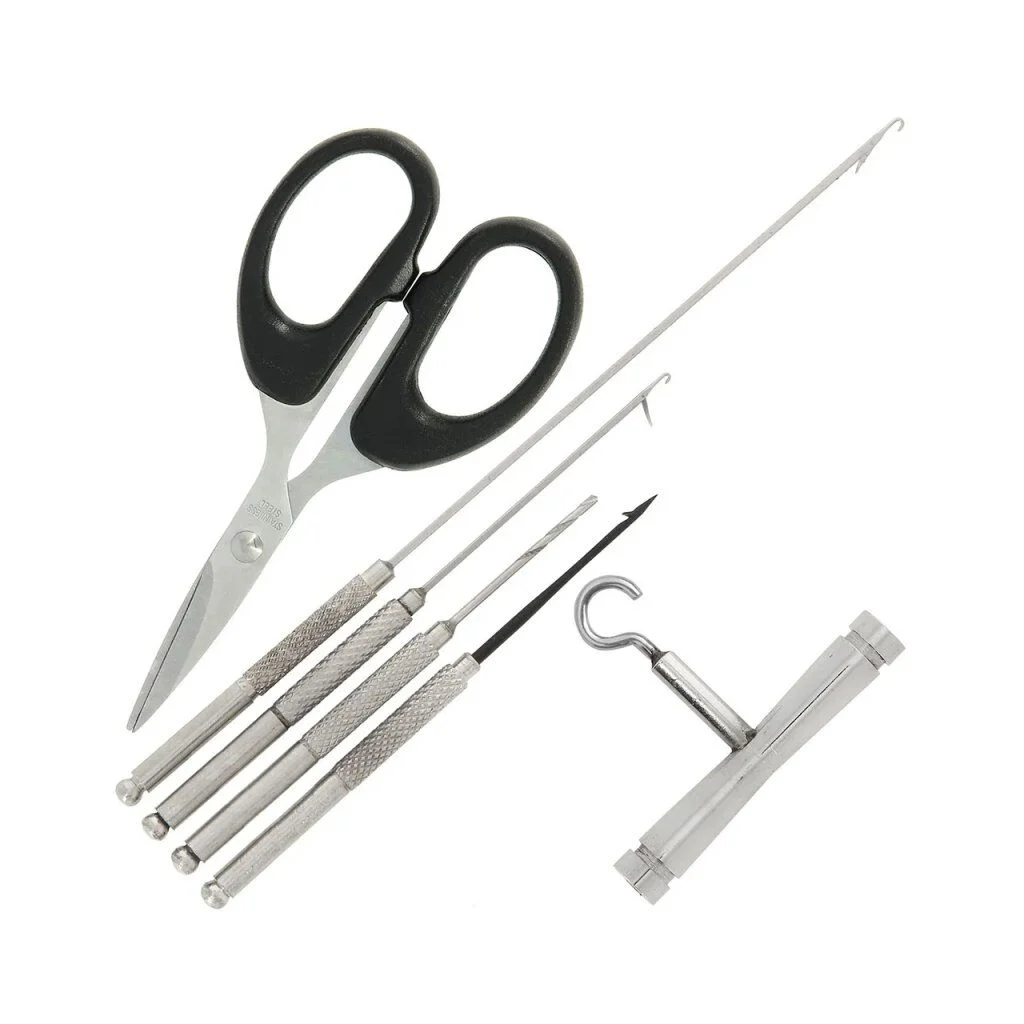 NGT 6 teiliges Boilienadel / Werkzeugset Edelstahl