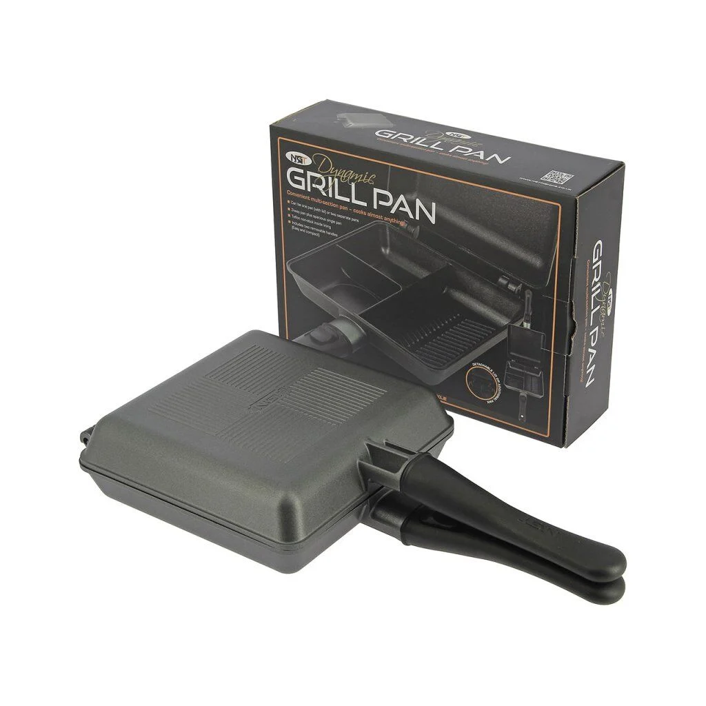 NGT Dynamic Grill Grillpfanne - 3 Wege Pfanne mit abnehmbaren Griffen