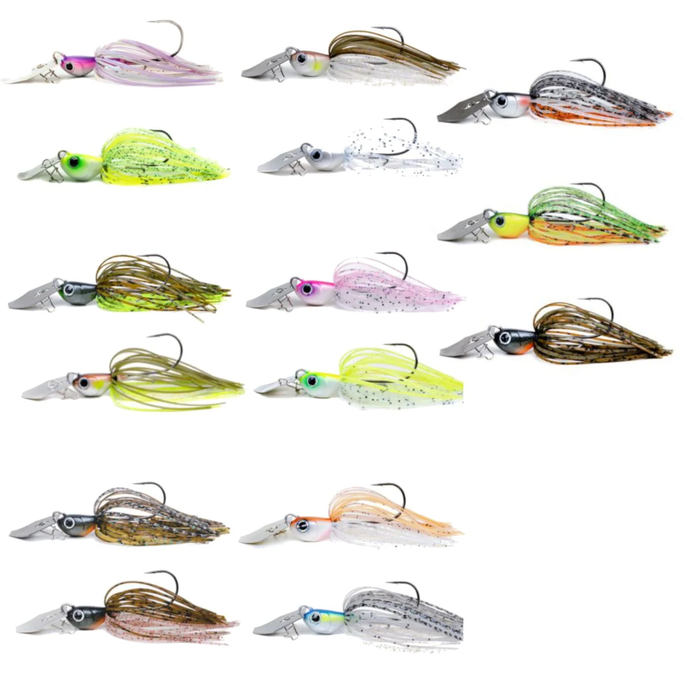 Noike Tiny Kaishin Blade 9g - Bladed Jig Green Pumpkin Chartreuse