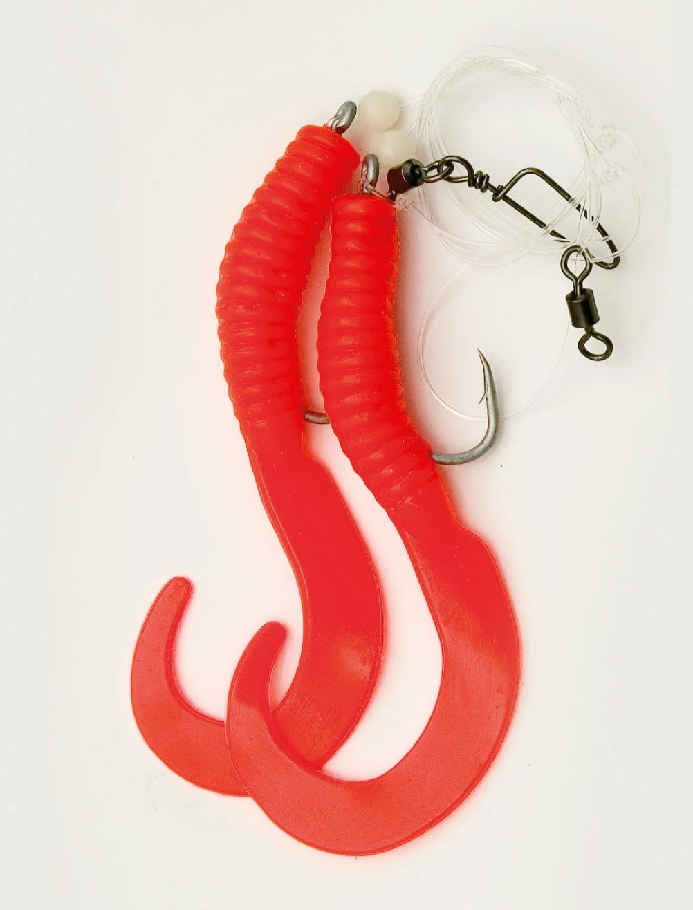 Norwegen Pilksystem Paternoster Dorschvorfach rot