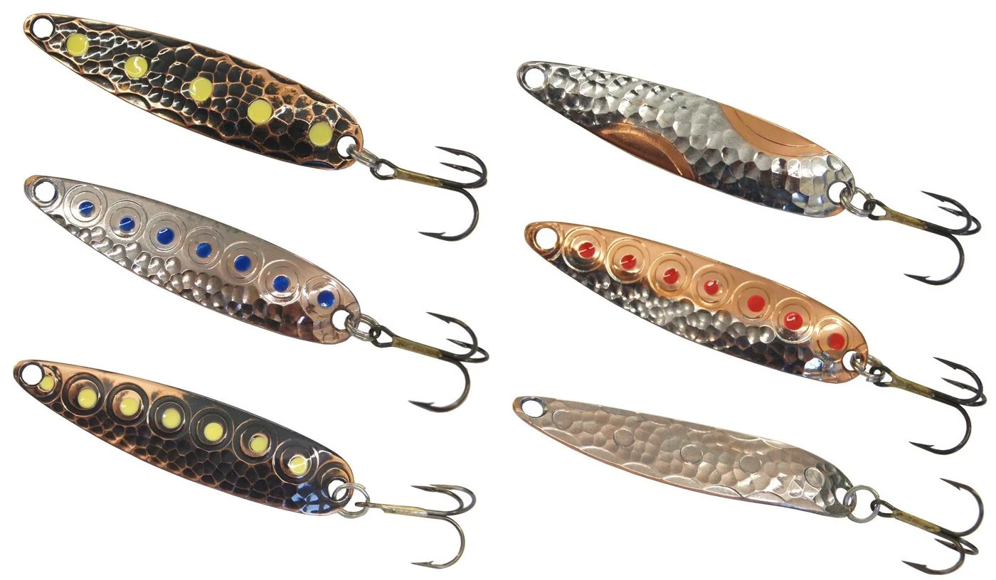 Oldstream Blinker 6cm 7g Forellenblinker silber-/kupferfarben