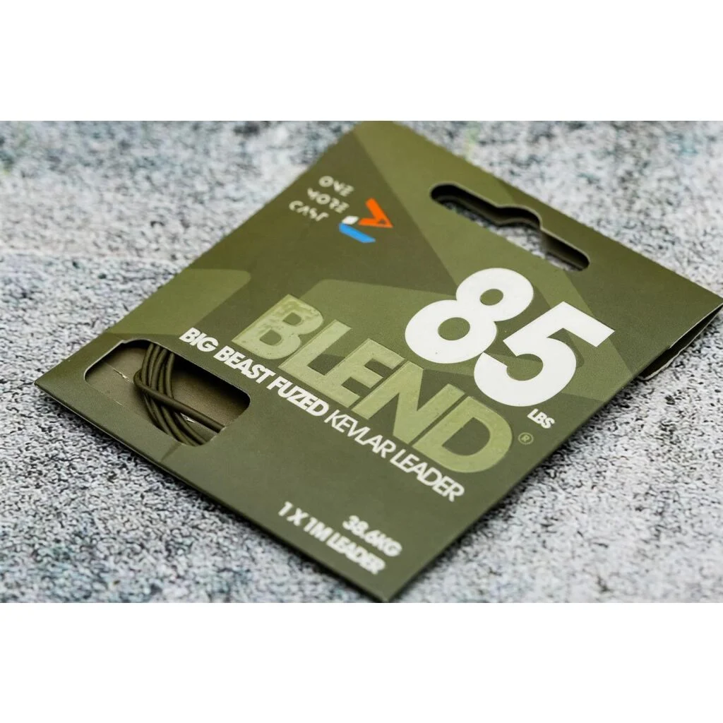 One More Cast Big Beast kevlar leader Fuzed QC85lb Kevlar