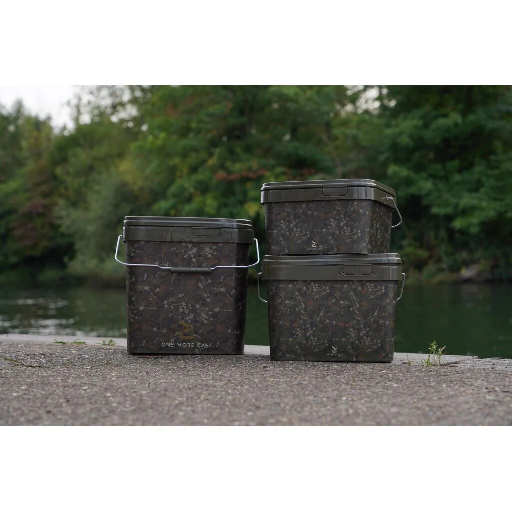 One More Cast PB Bucket Splash Camo Square