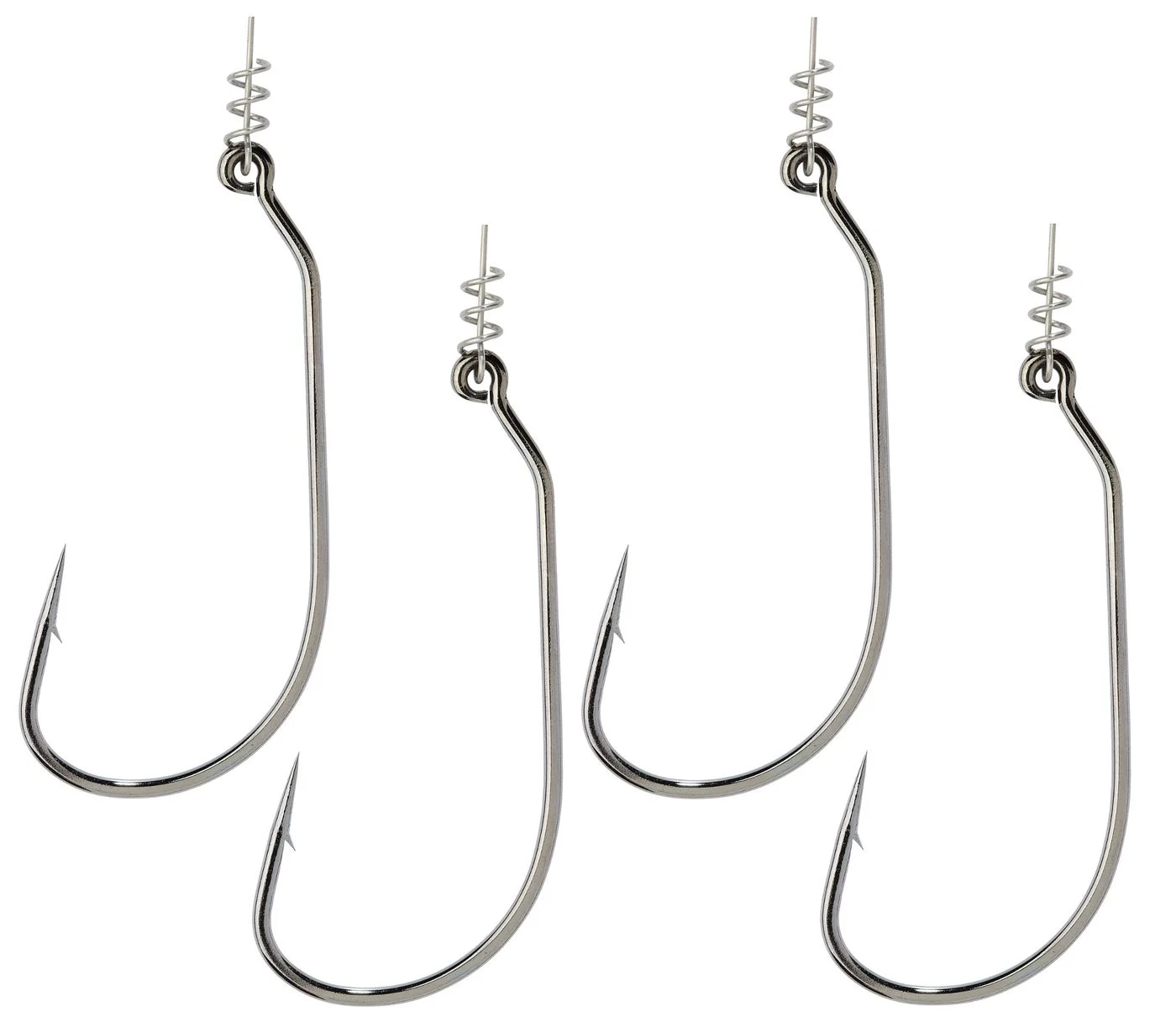 Owner 5132 Twist Lock Haken - 4 Angelhaken mit Spirale 3/0