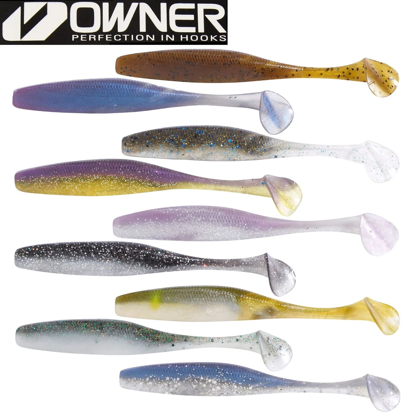 Owner Juster Shad 10,5cm - 7 Gummifische