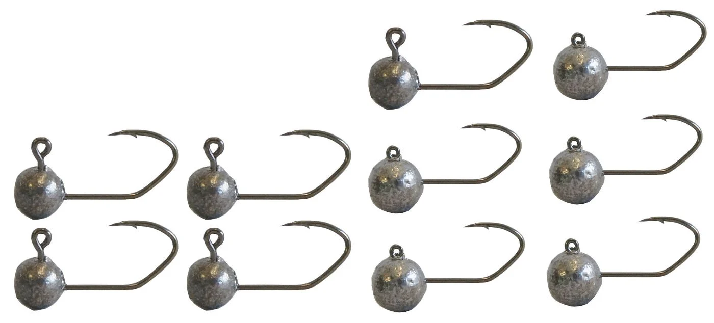 [Paket] 10 Predax Fishing MSO Jigköpfe Gr. 6 - Raubfischhaken Set