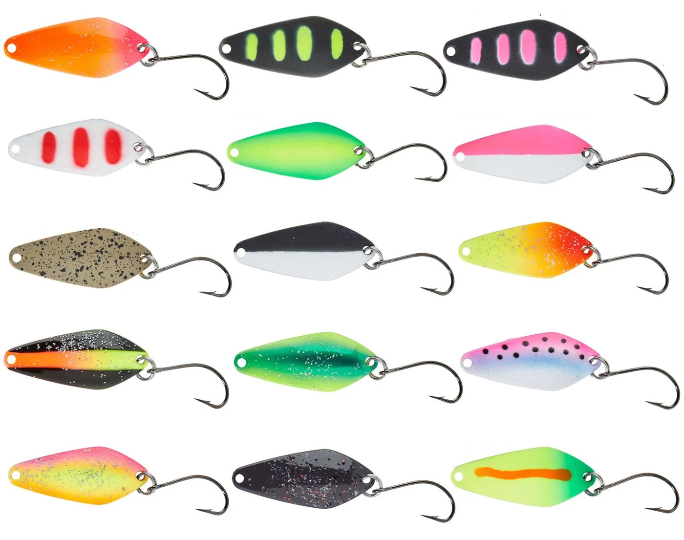 [Paket] 15 Balzer Forellenblinker Searcher 2,1g - Angelköder Set