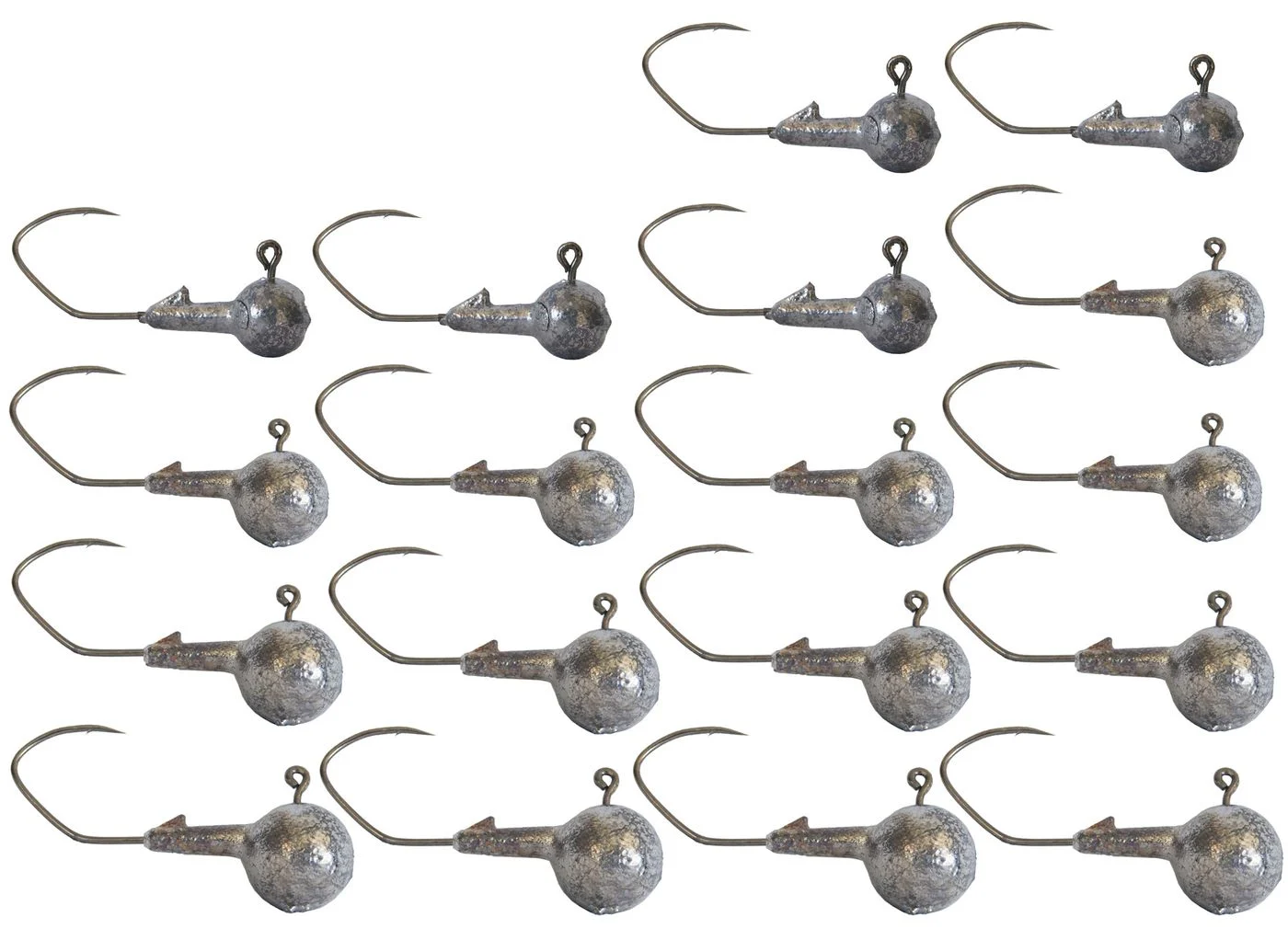 [Paket] 18 Predax Fishing MSM Bleiköpfe Gr. 2/0 - Jighaken Set