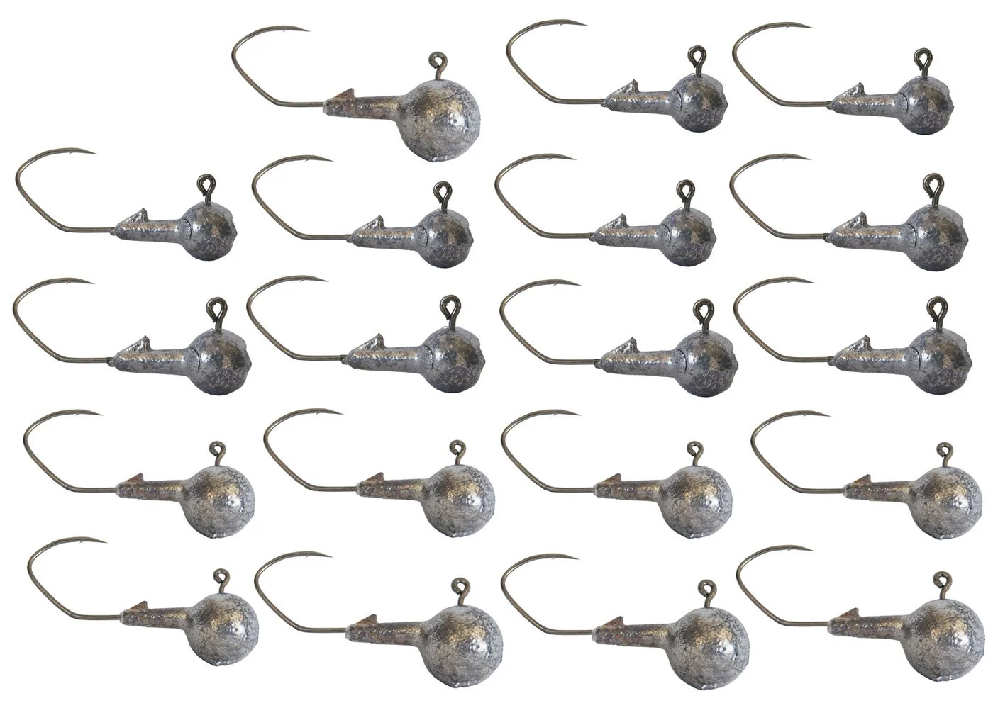 [Paket] 19 Predax Fishing MSM Jigheads Gr. 1/0 - Bleikopf Set