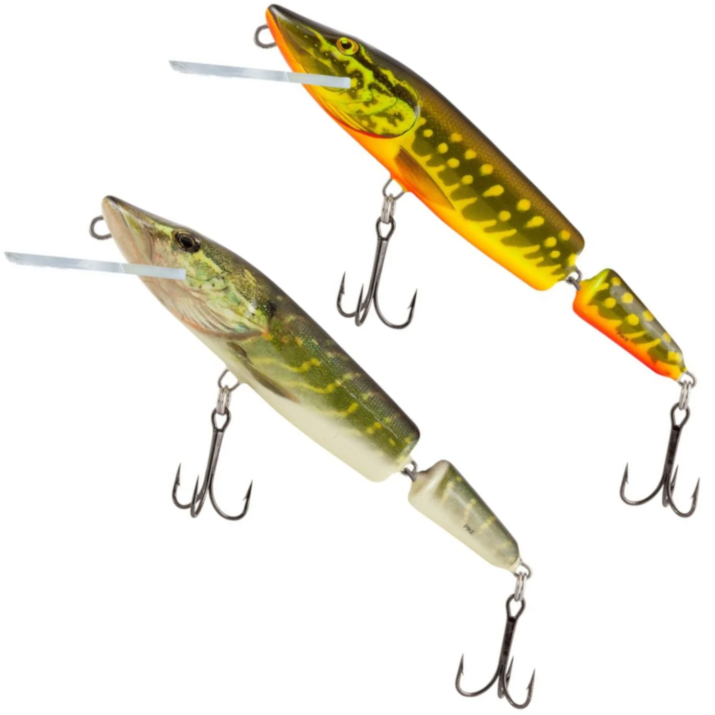 [Paket] 2 Salmo Pike Jointed 13cm 21g Set - Hechtköder schwimmend