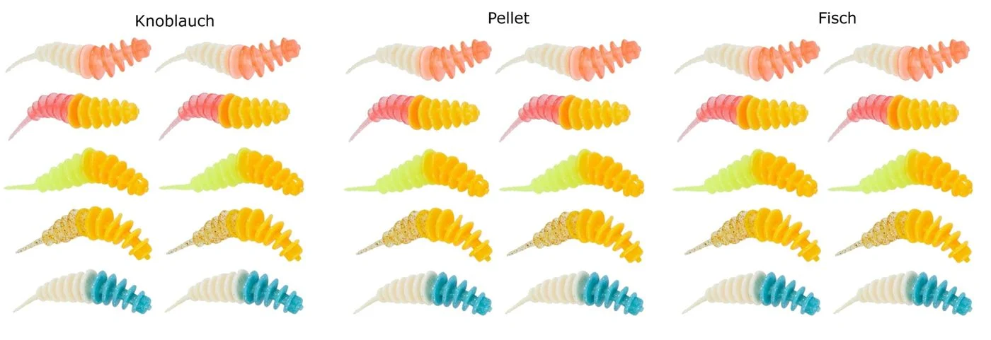 [Paket] 30 Balzer Trout Collector Forellen Jigs Mix3 7cm 1,5g - Kunstköder Set