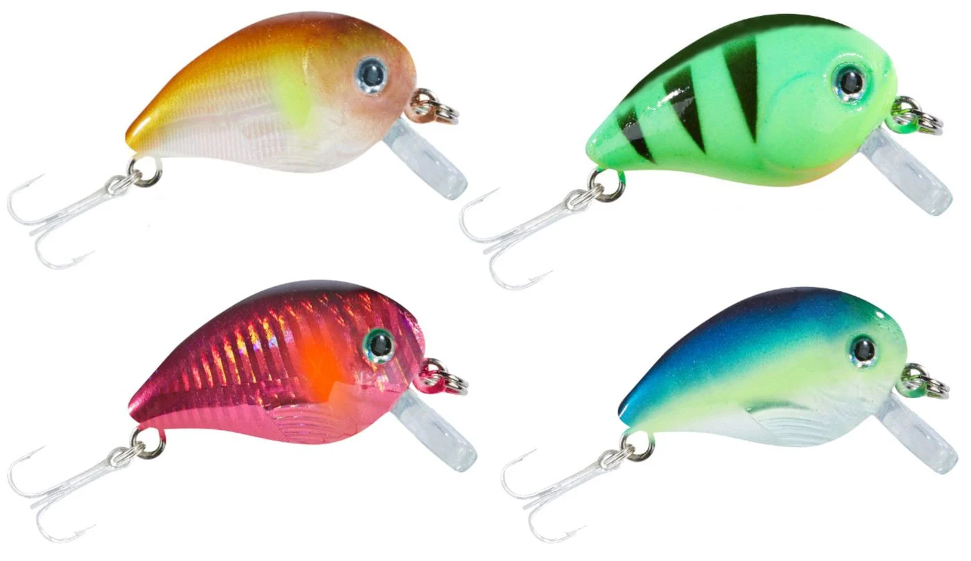 [Paket] 4 Balzer Colonel UV Striker Gnom 3cm 3g Wobbler - Forellenköder Set