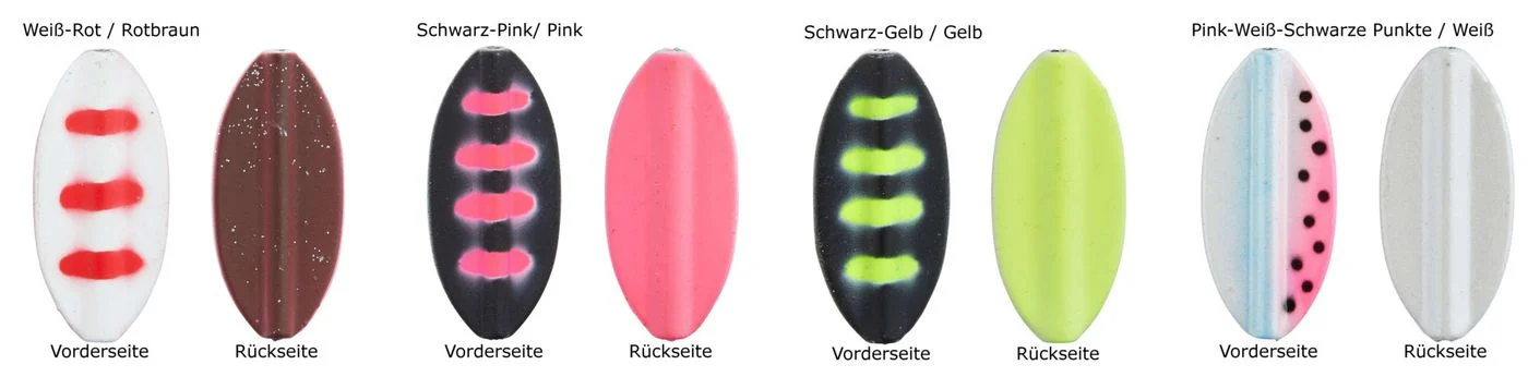 [Paket] 4 Balzer Pro Staff Series Inliner Forellenblinker 1,9g - Angelköder Set