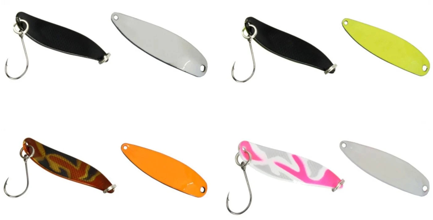 [Paket] 4 FTM 3,3cm 2,4g Spoon Hammer - Köderset für Forelle