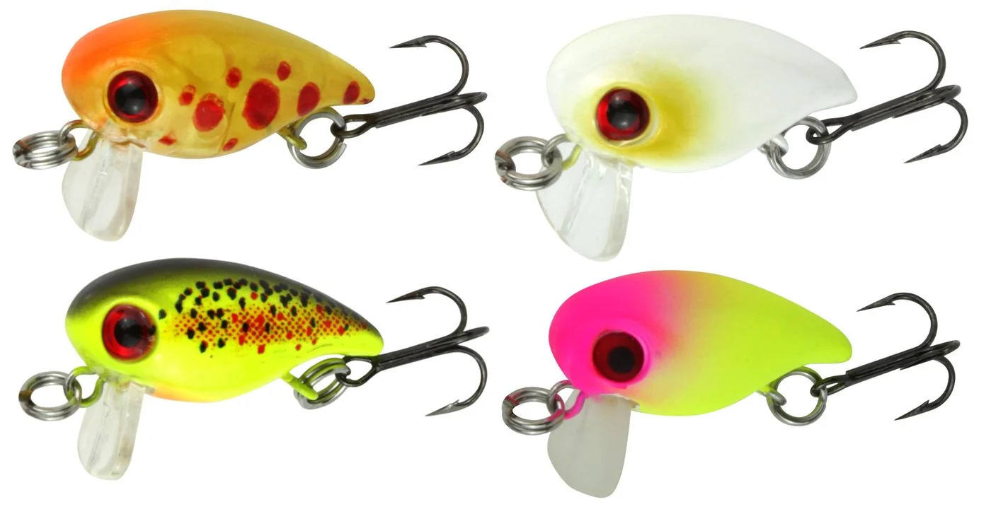 [Paket] 4 FTM Kahli Trout Hunter Mini 2,2cm 1,3g - Wobbler Set