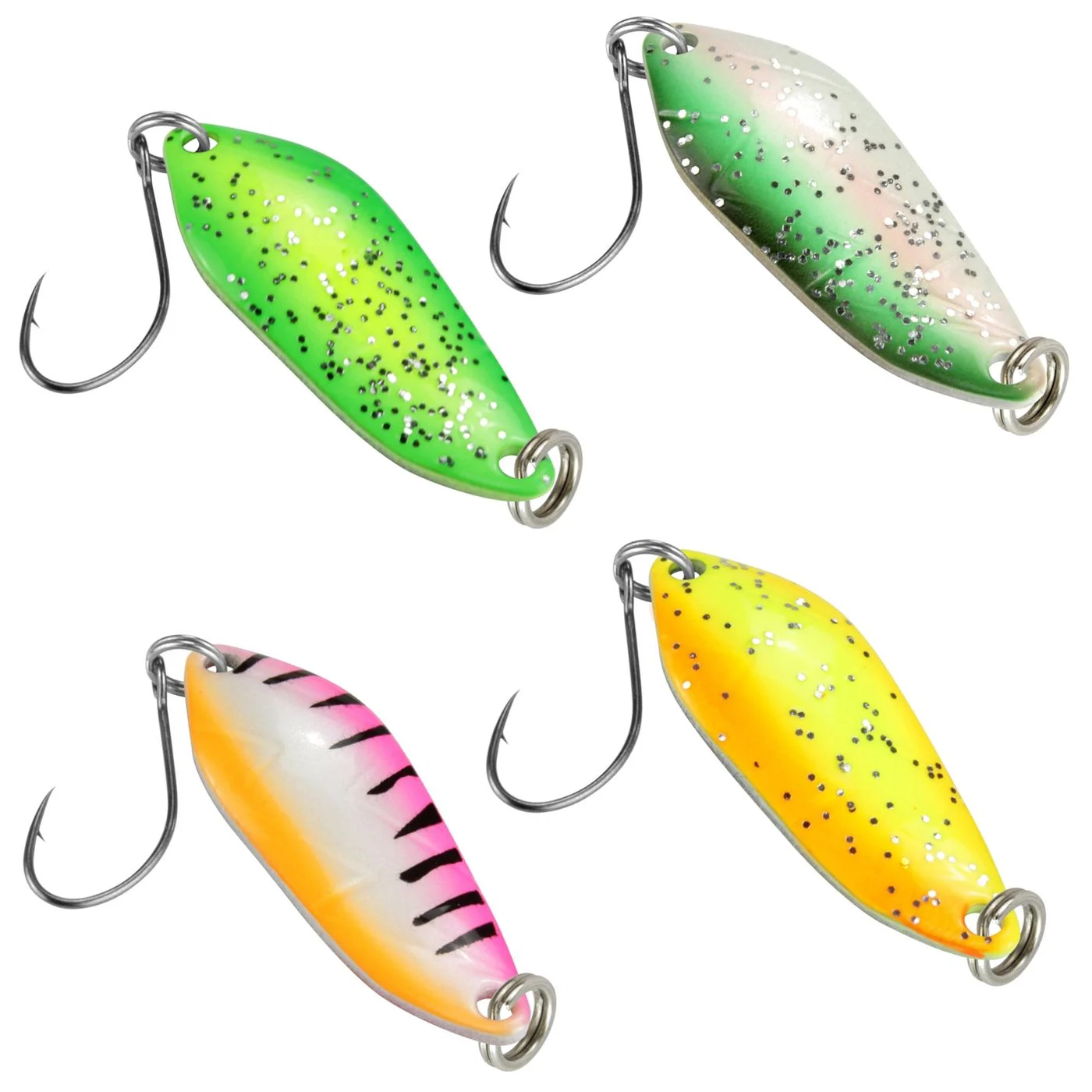 [Paket] 4 FTM Spoon Strike 2,1g - Blinker zum Spinnfischen auf Forelle