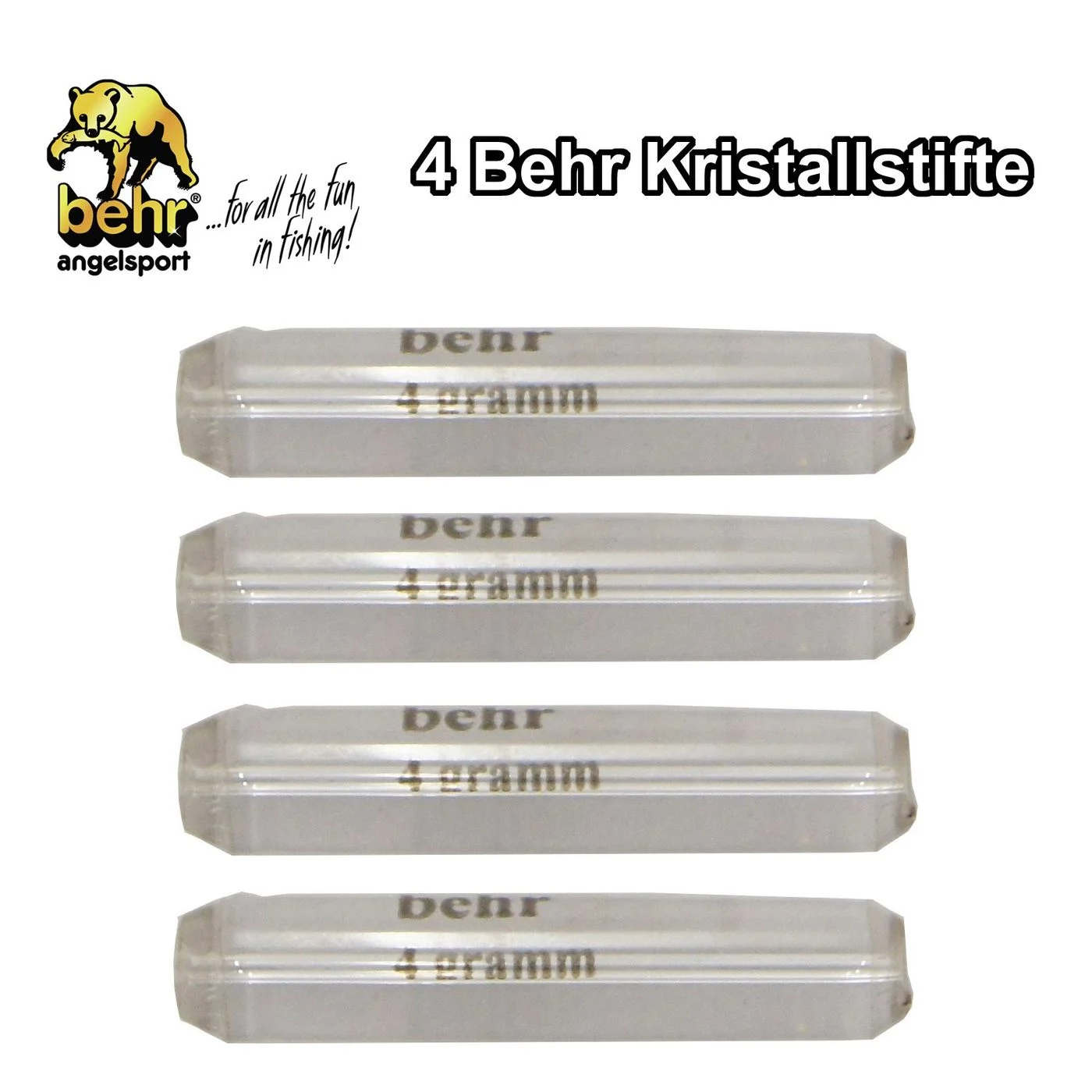[Paket] 4 Ghost Kristallstifte 4g sinkend Forelle