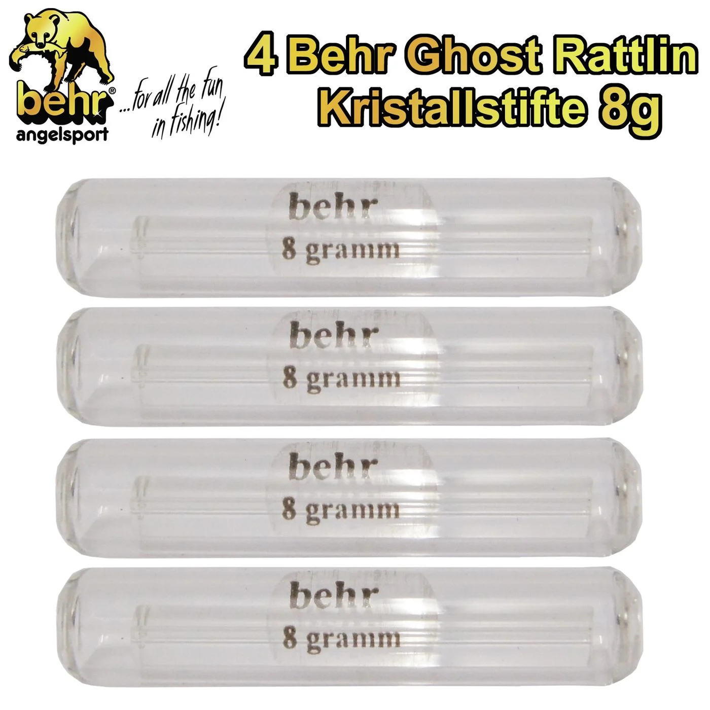 [Paket] 4 Ghost Rattlin Kristallstifte 8g sinkend Forelle