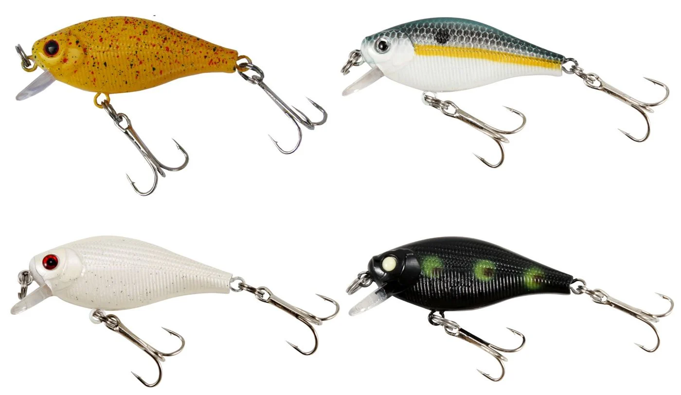 [Paket] 4 Paladin Tiny Tumple 5cm 4,5g floating - Wobbler Set