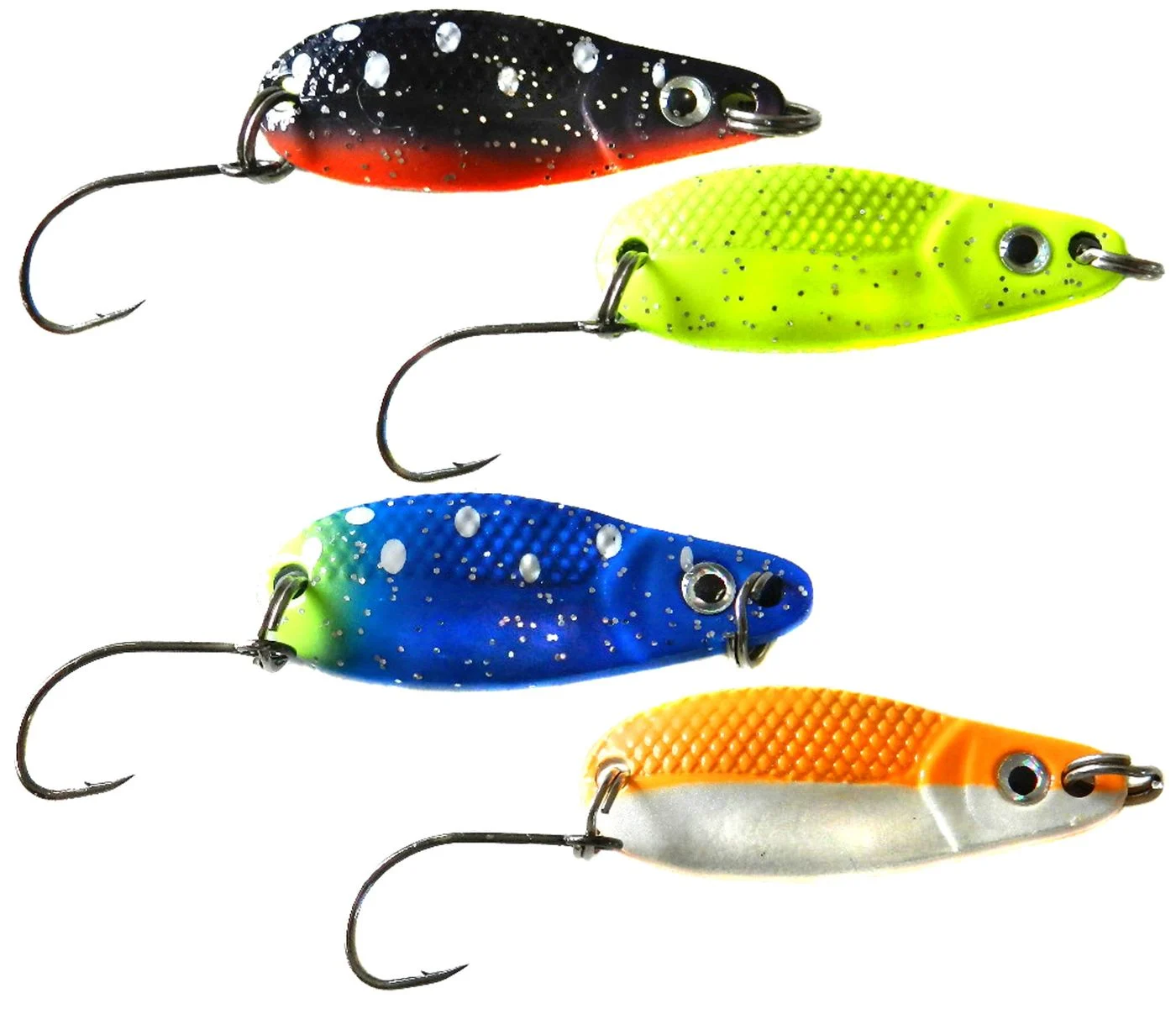 [Paket] 4 Paladin Trout Spoon Blinker 3,5g - Spinnköder Set