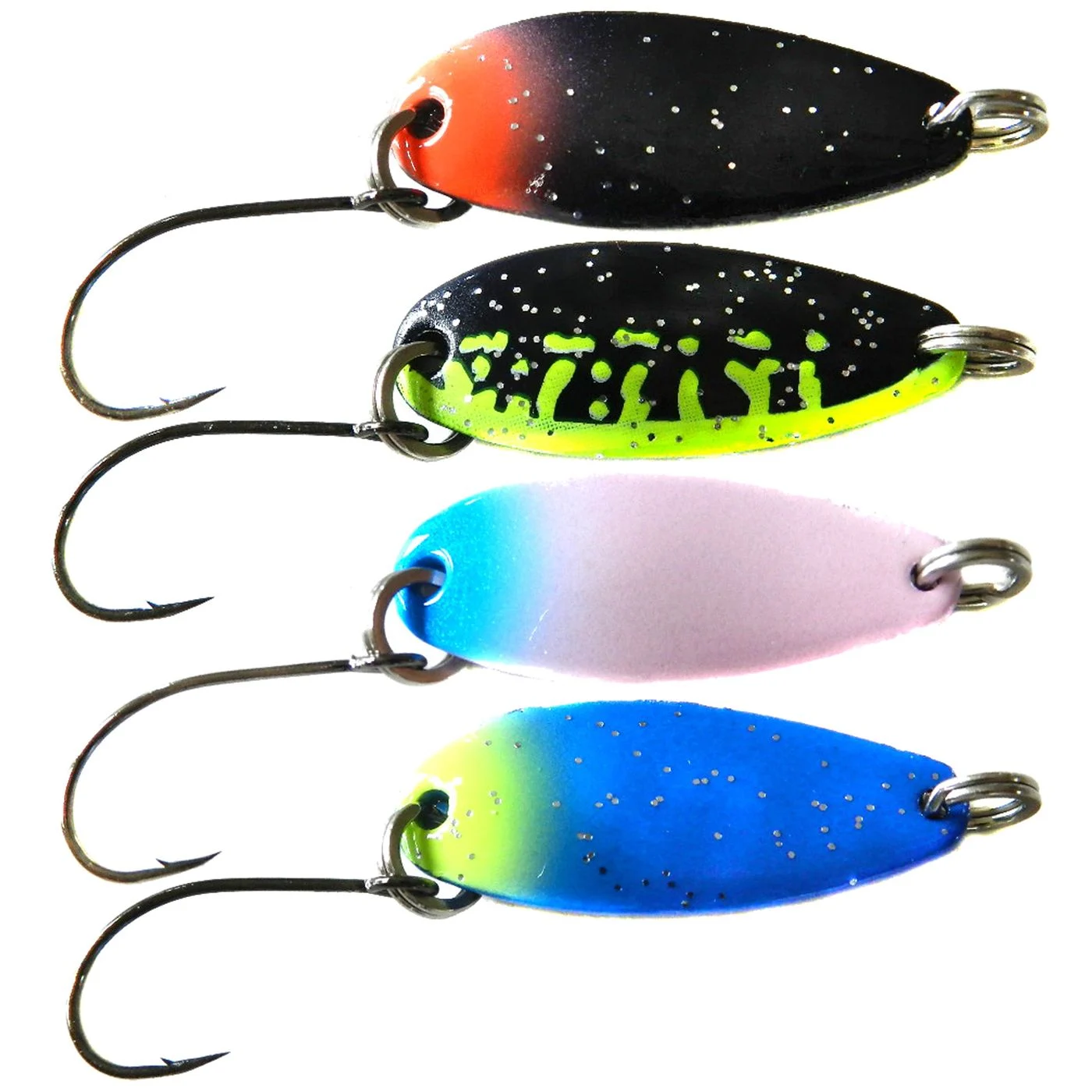 [Paket] 4 Paladin Trout Spoons 2,5g - Forellenblinker Set