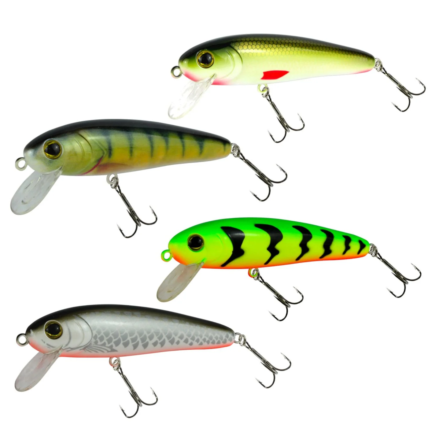 [Paket] 4 Seika Pro Wobbler Akita 11cm 32g - Köder Set