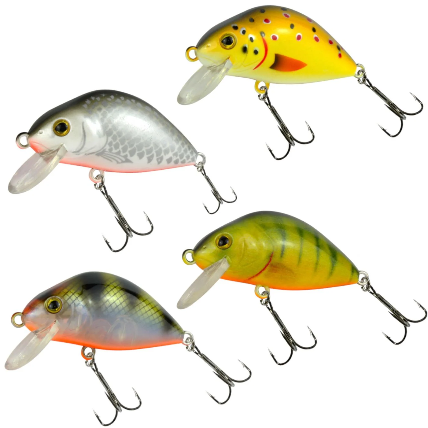 [Paket] 4 Seika Pro Wobbler Kamakura 6cm 12,8g - Köderset