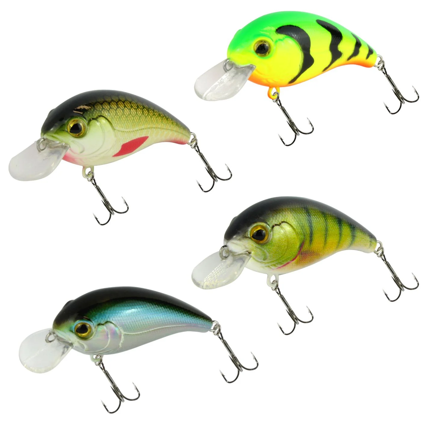 [Paket] 4 Seika Pro Wobbler Osaka 4,5cm 5g - Köder Set