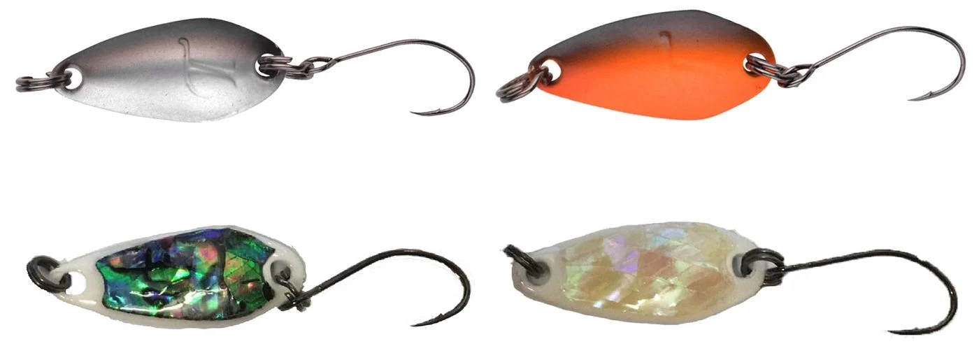 [Paket] 4 Trout Master Incy Spoons2cm 2,5g - Forellenspoon Set