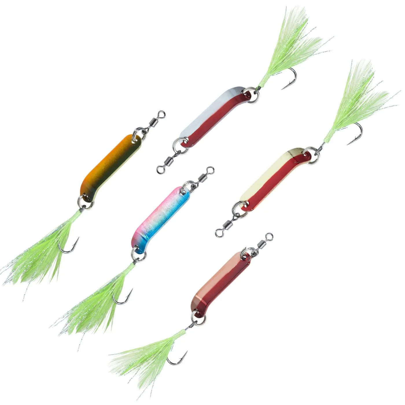 [Paket] 5 Balzer Forellenblinker Agro 3cm 2,5g - Blinker