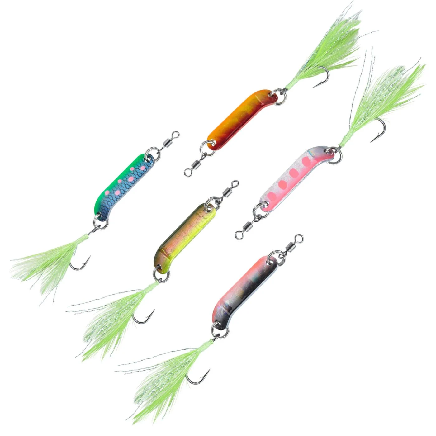 [Paket] 5 Balzer Forellenblinker Agro 3cm 2,5g - Kunstköder