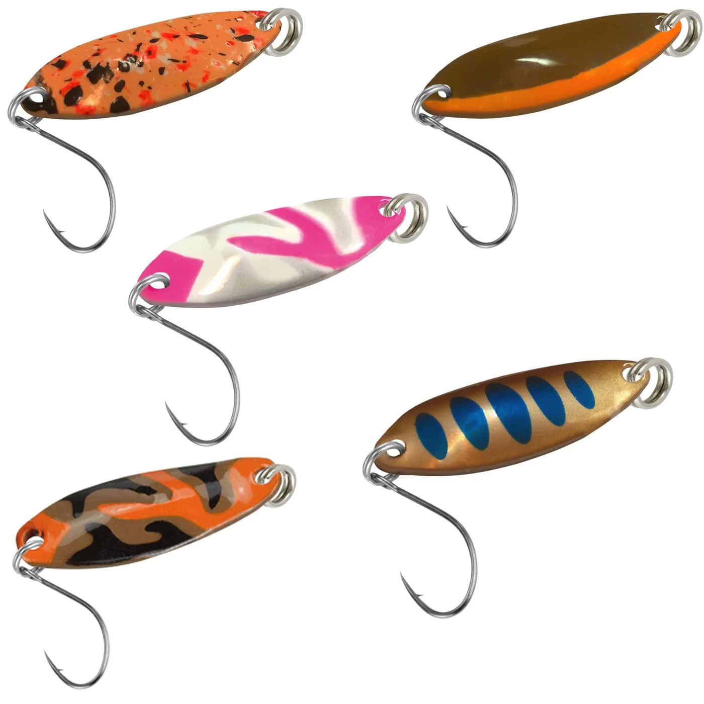 [Paket] 5 FTM Spoon Tango 1,8g - Spinnköder Set