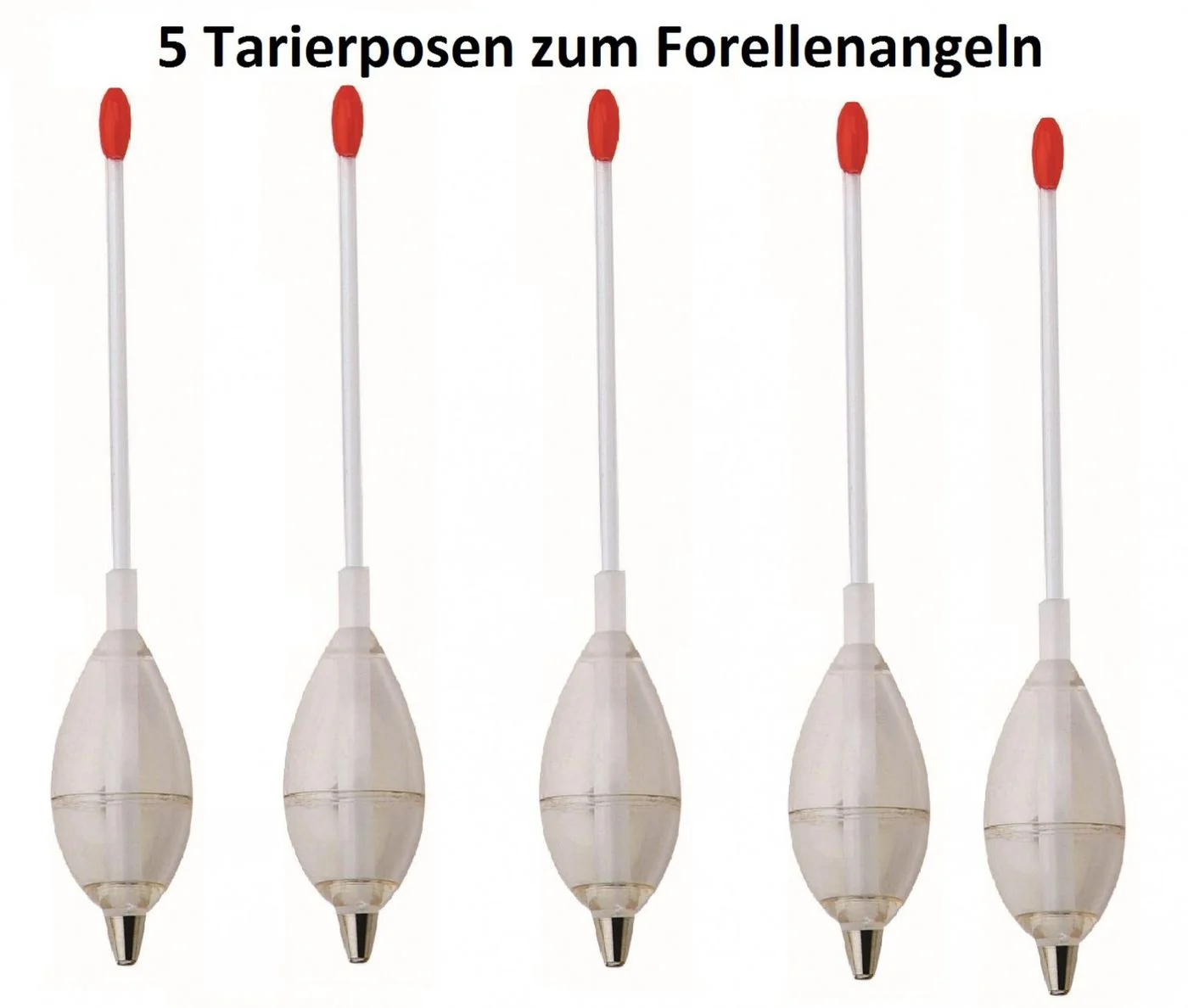 [Paket] 5 Tarier Spirolino 6-10g Pose Forelle Forellensee
