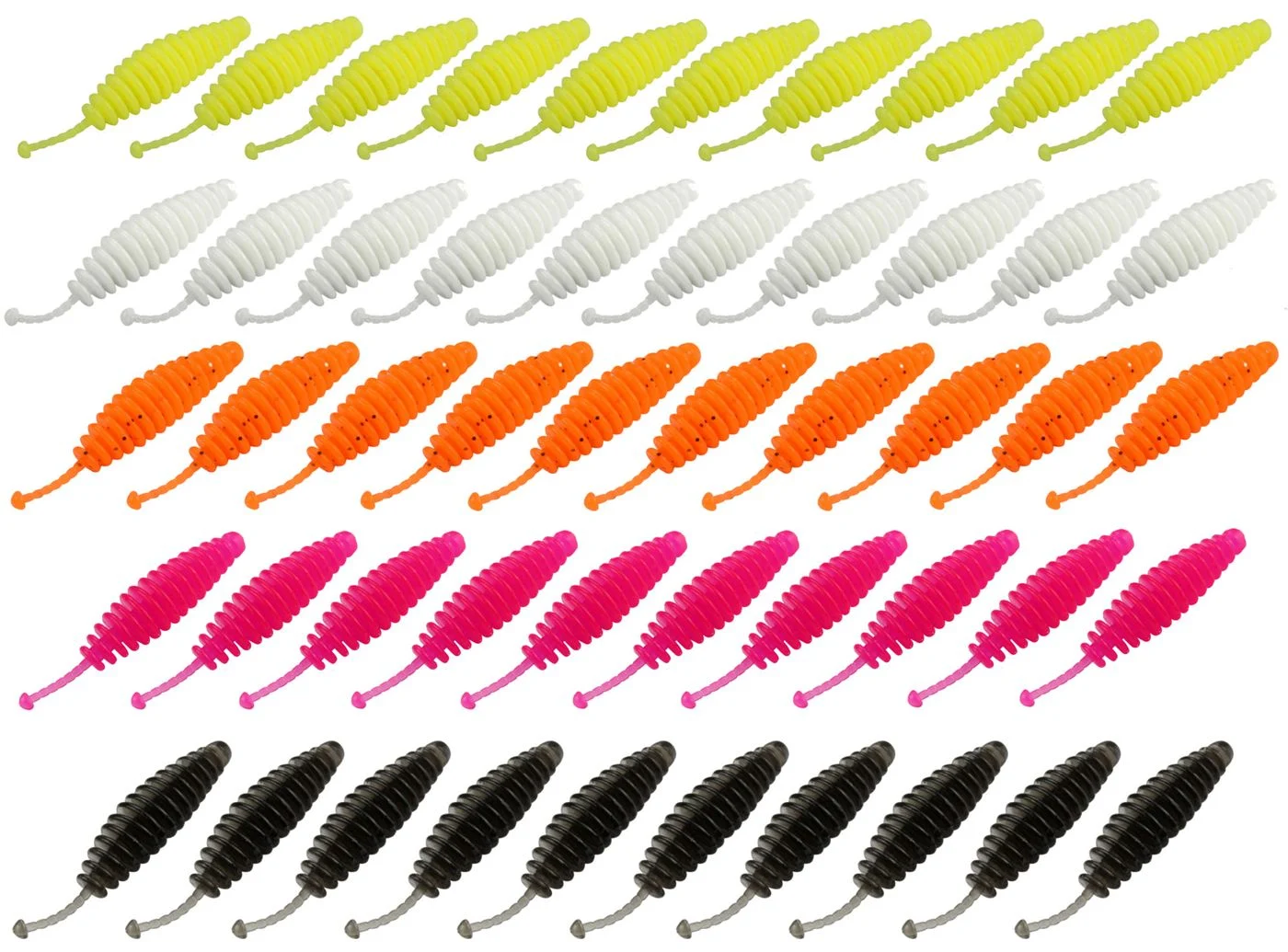 [Paket] 50 FTM Omura Baits Kong 5,5cm 1,6g Knoblauch - Forellenköder Set