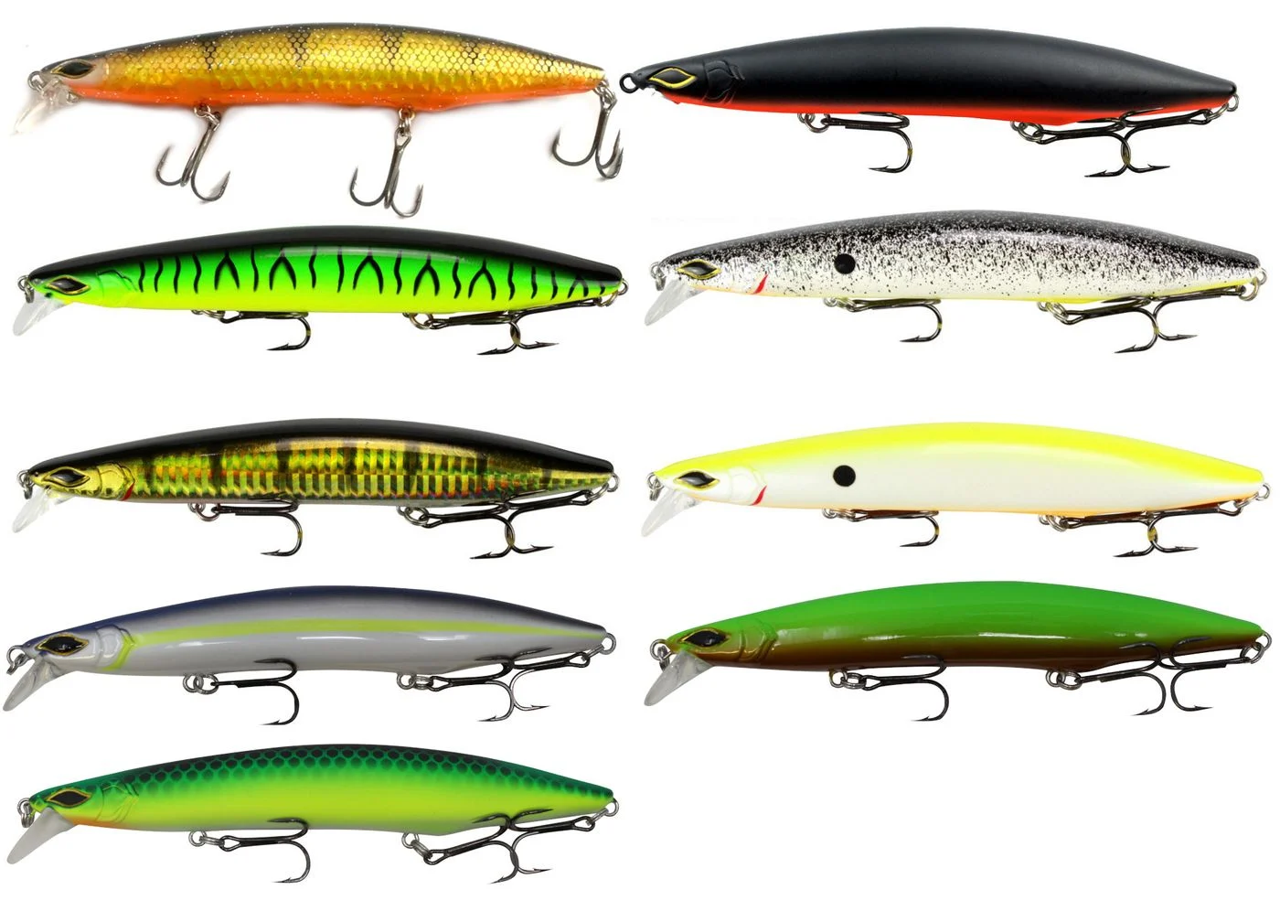 [Paket] 9 Seika Pro Wobbler Nightveit 27g 14cm Köderset