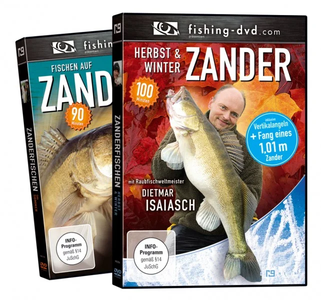 [Paket] Dietmar Isaiasch DVD Set Zander im Sommer, Herbst und Winter