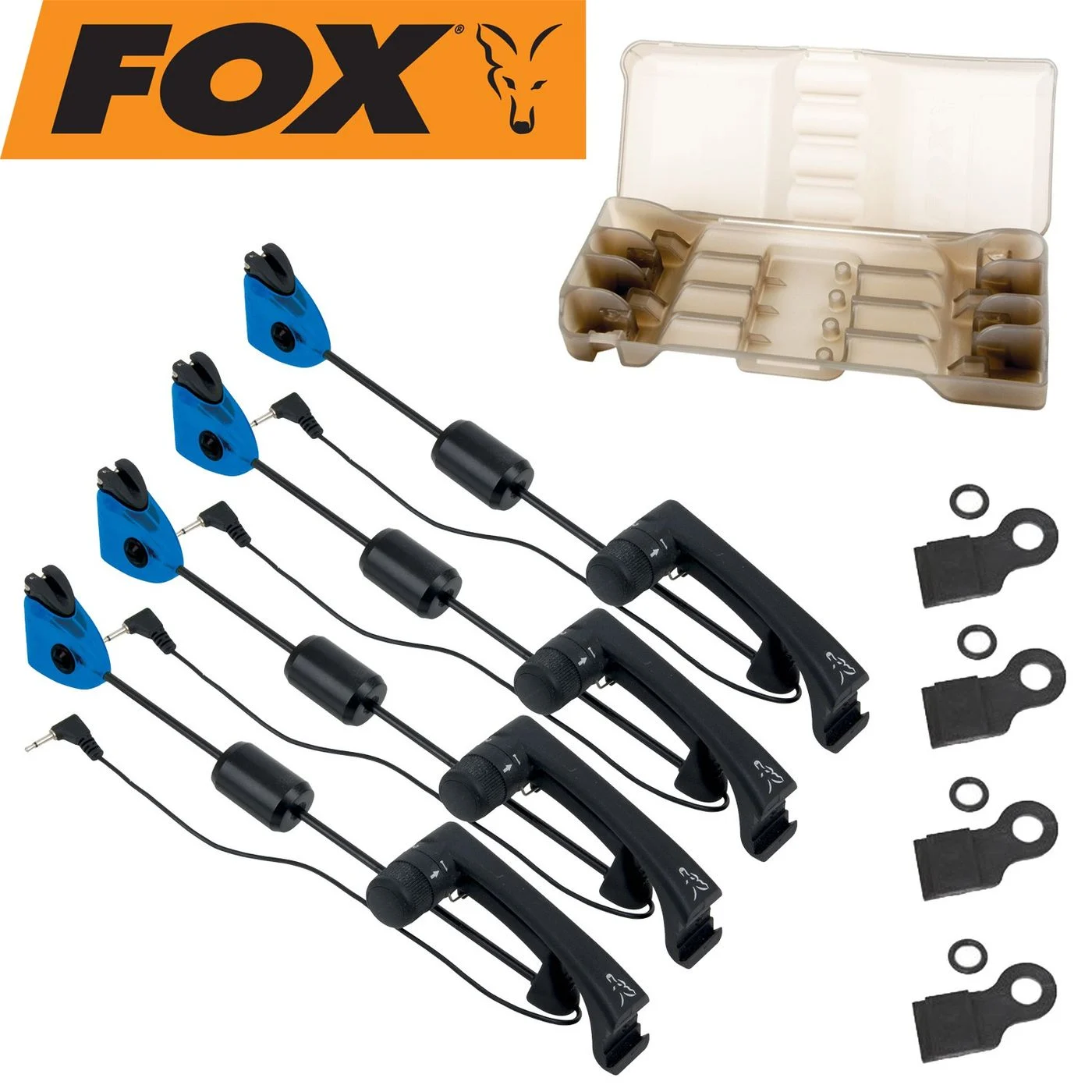[Paket] FOX MK2 Illuminated Swinger 4er Set blau