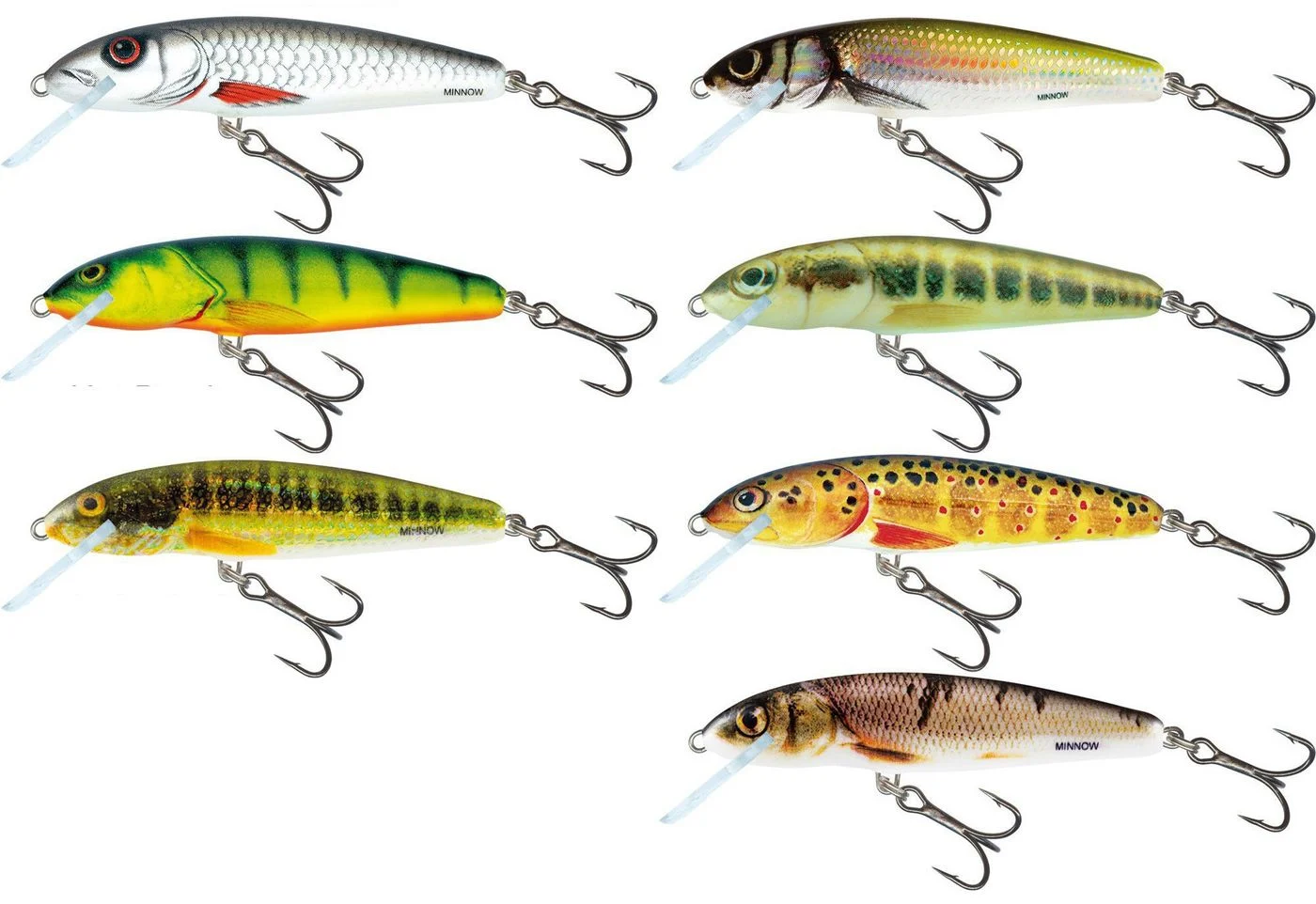 [Paket] Salmo Wobbler Set - 7 Angelköder 7cm 6g schwimmend