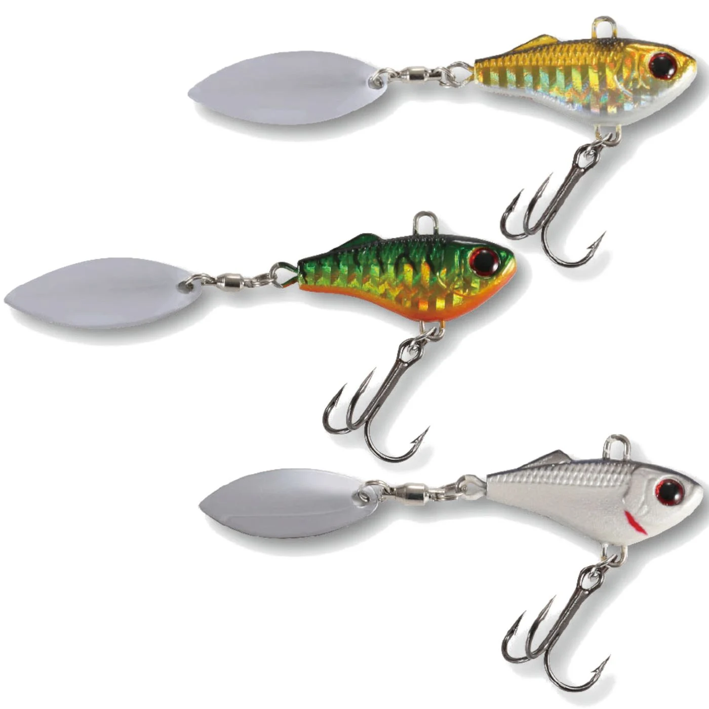 Paladin TF Double Trouble Spin Heavy 28g Bleikopfspinner Gold