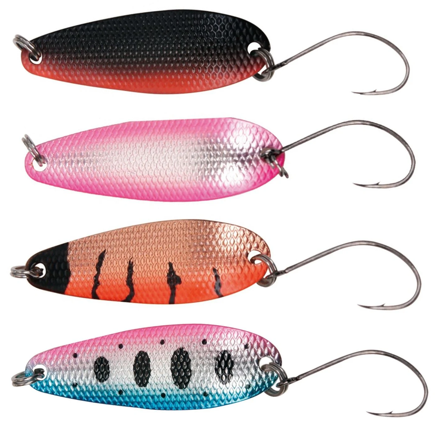 Paladin Trout Spoon 3,8cm 3,6g - Blinker schwarz-rot/schwarz