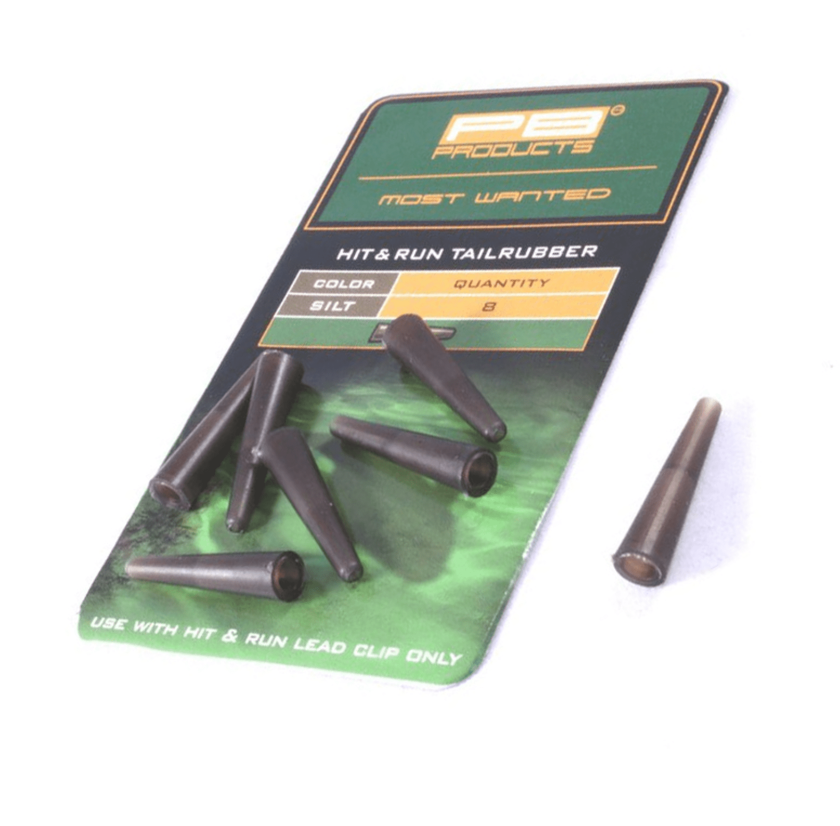 PB Products H&R Tailrubbers Leadclip Silt 8 Stück