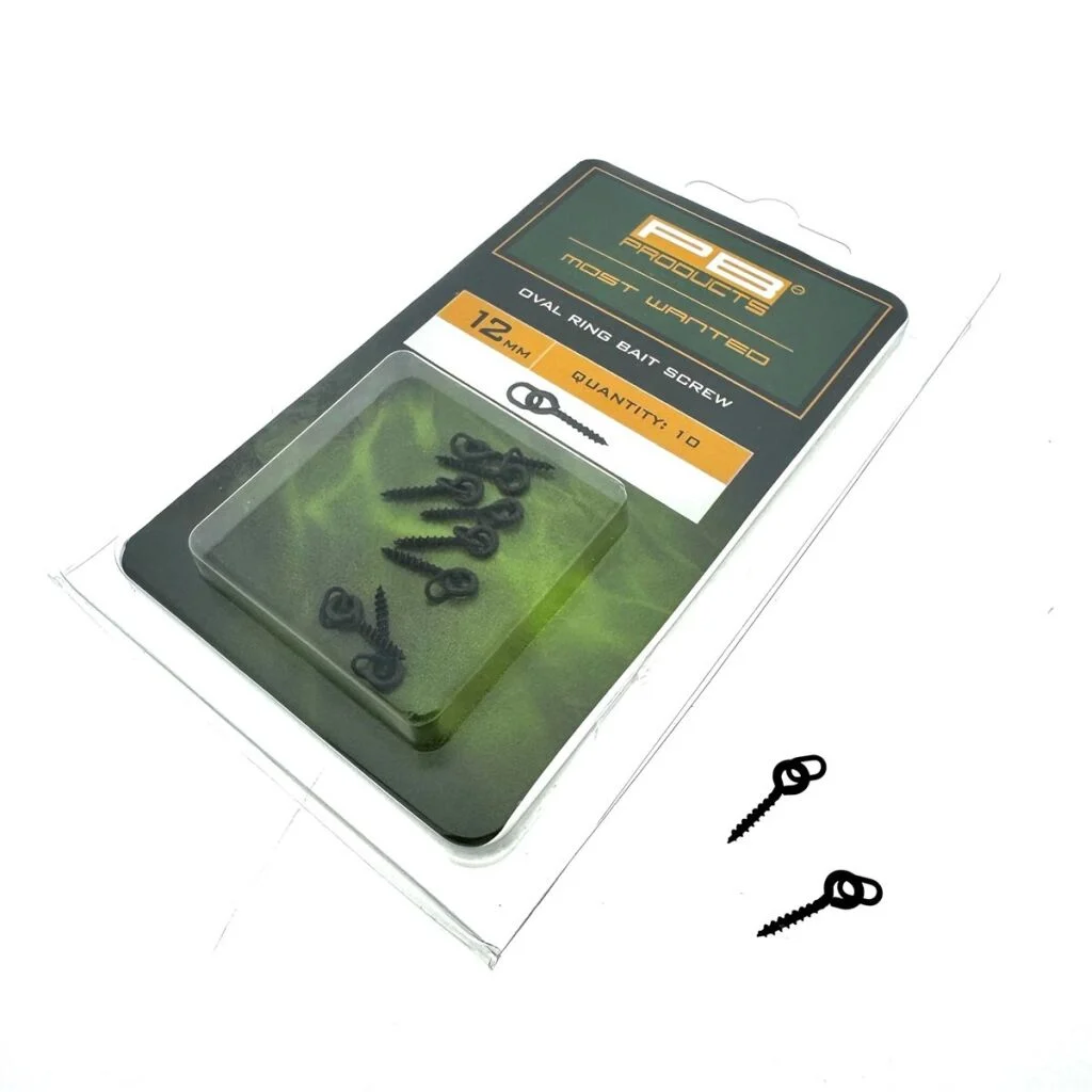PB Products Oval Ring Bait Screw 12mm 10 Stück