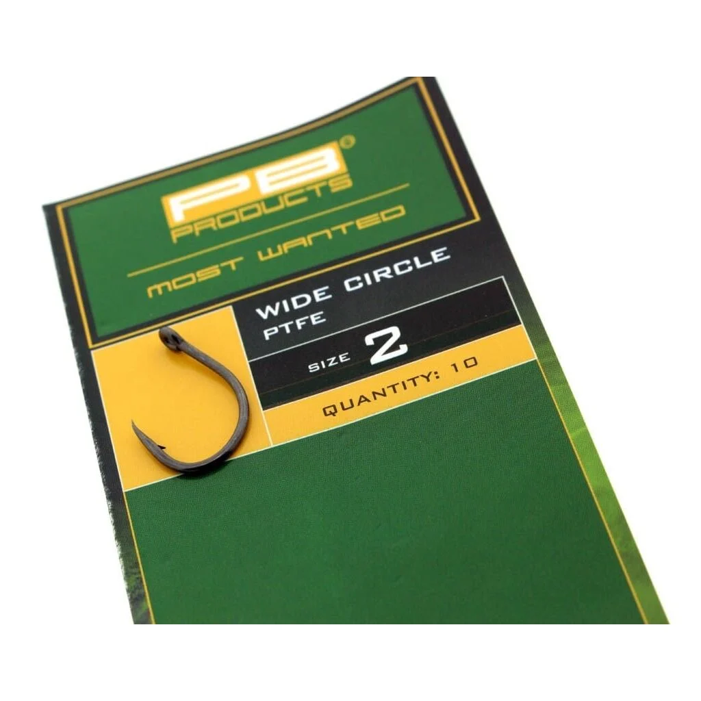 PB Products Wide Circle Hook PTFE 10 Stück