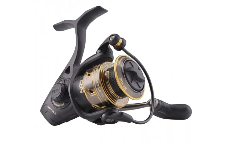 Penn Battle 3 5000 Angelrolle mit Frontbremse 6 Kugellager 534 Gramm 0,30 mm 300 Meter 5,6 : 1